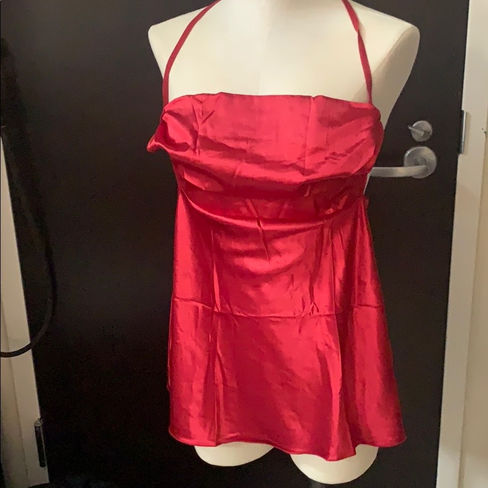 Lady in red
